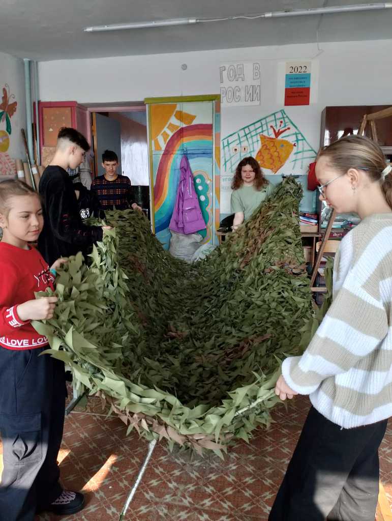 Мастер класс по плетению маскировочных сетей