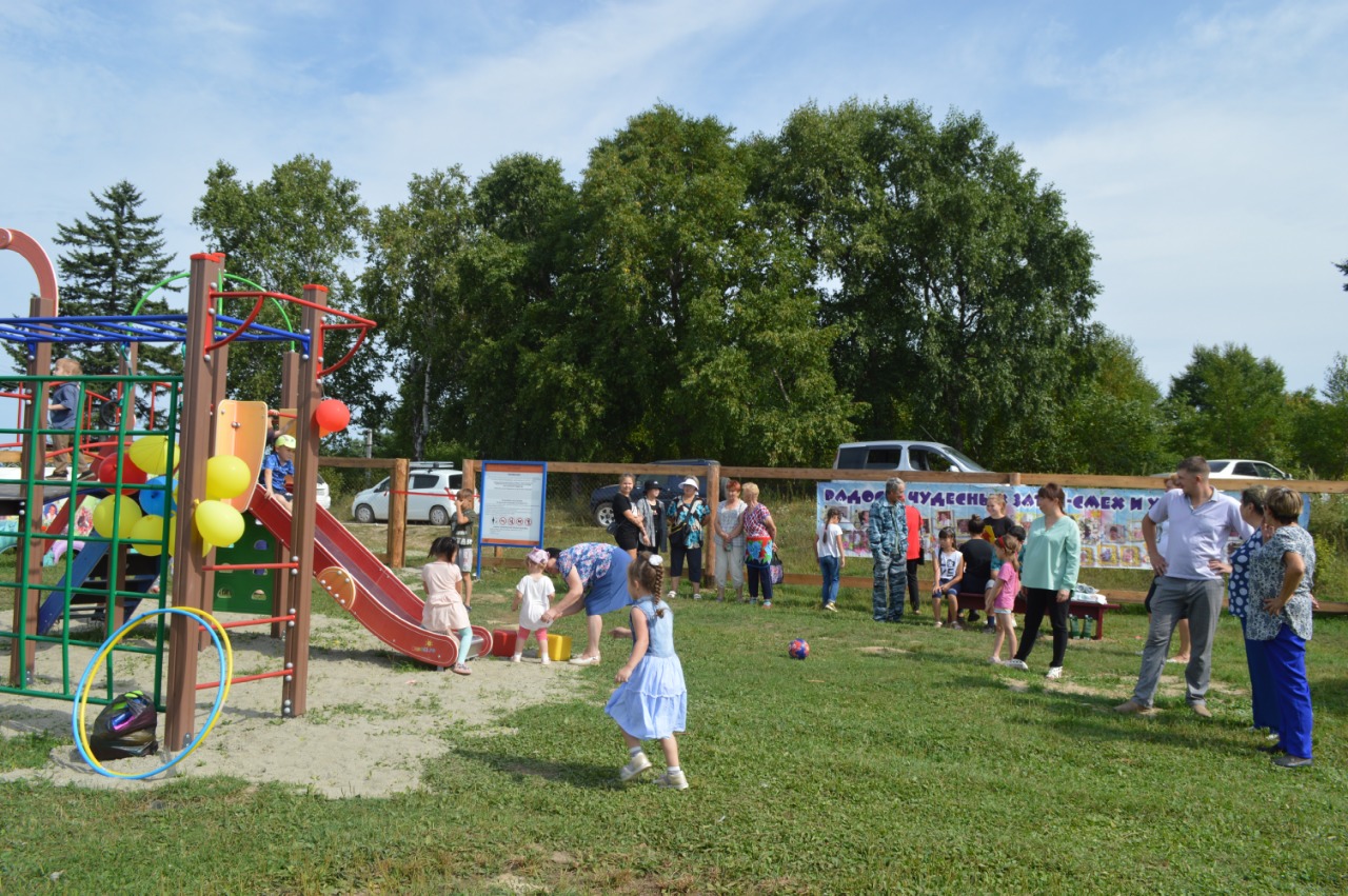 Открытие детской площадки по проекту «Городок Здоровья»